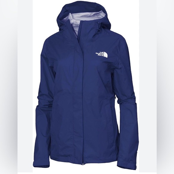 NWT The North Face Women's Venture 2 Rain Jacket TNF Black Navy Blue XS - Picture 1 of 5